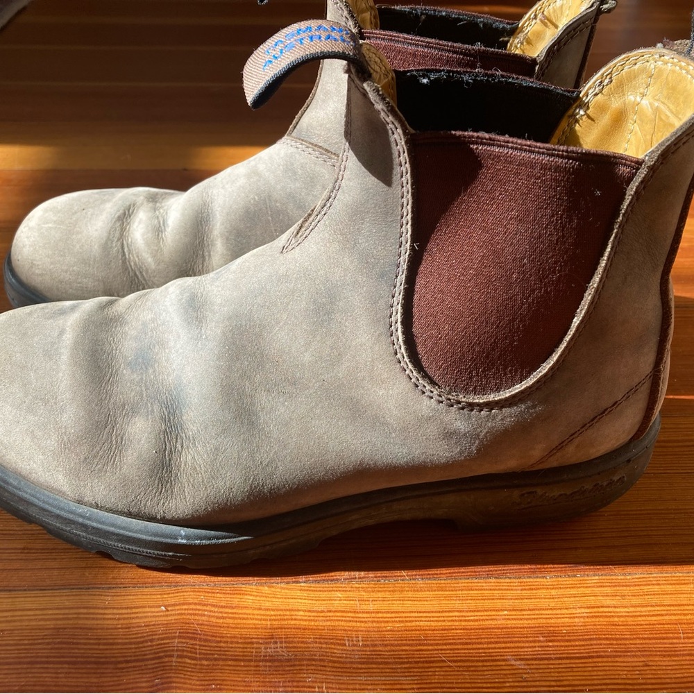 Blundstone Nubuck Brown Ankle Boots